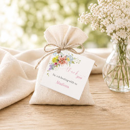 Etiquetas Para Lembrancinhas Marcas de Agradecimento Baby in Bloom