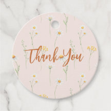 Marcas de agradecimento Pequena Flor Silvestre Pre