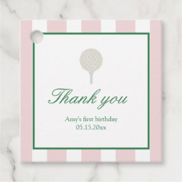 Etiquetas Para Lembrancinhas Marcas de Favor da Praça do Golfe Rosa