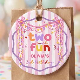 Etiquetas Para Lembrancinhas Marcas de Favor de Aniversário de Menina Divertida