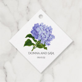 Etiquetas Para Lembrancinhas Marcas de Favor de Casamento de Hortênsia Floral d