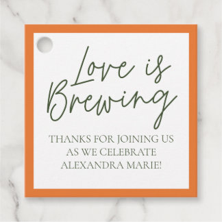 Etiquetas Para Lembrancinhas Marcas de Favor de Chá de Noiva de Citros