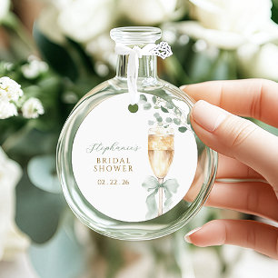Etiquetas Para Lembrancinhas Marcas de Favor de Chá de Noiva Floral Botânico