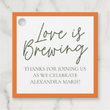 Marcas de Favor de Chuveiro de Noiva de Citros