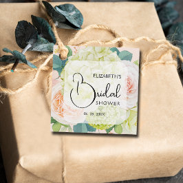 Etiquetas Para Lembrancinhas Marcas de Favor de Chuveiro de Noiva de Flores de