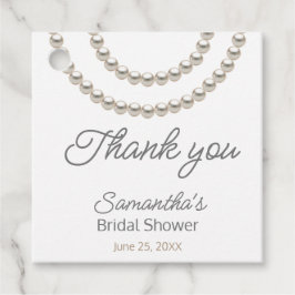 Etiquetas Para Lembrancinhas Marcas de Favor de Chuveiro de Noiva Pérola Prata 