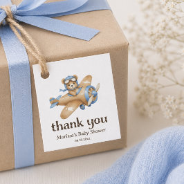 Etiquetas Para Lembrancinhas Marcas de Favor de Chuvinha de Bebê Menino Urso de