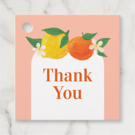 Etiquetas Para Lembrancinhas Marcas de Favor de Cítrico Doce