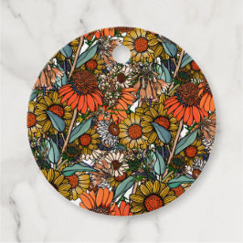 Etiquetas Para Lembrancinhas Marcas de Favor do Jardim de Flores Silvestres da 