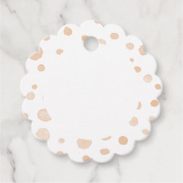 Etiquetas Para Lembrancinhas Marcas de Favor dos Pontos de Aquarela Melon Confe