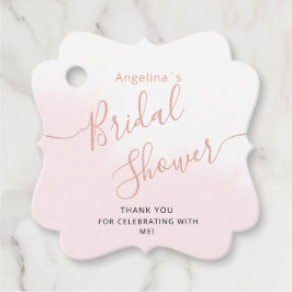 Etiquetas Para Lembrancinhas Marcas de Favor para um chá de noiva.