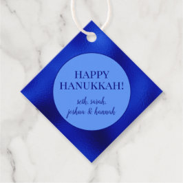 Etiquetas Para Lembrancinhas Marcas de Favor Personalizadas de Hanukkah em Pape