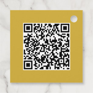 Etiquetas Para Lembrancinhas Marcas de Favor Quadradas com Design de QR Code Pe