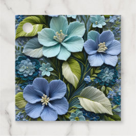 Etiquetas Para Lembrancinhas Marcas de Presente de Arte em Bordado Floral Color