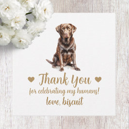 Etiquetas Para Lembrancinhas Marcas de Presente de Casamento de Cachorro Labrad