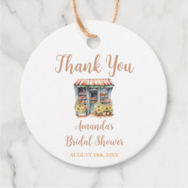 Etiquetas Para Lembrancinhas Margaridas Fora do Mercado Chá de Noiva Obrigado