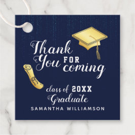 Etiquetas Para Lembrancinhas Marinho Azul Branco Dourado 2025 Graduação Obrigad
