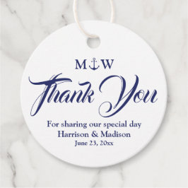 Etiquetas Para Lembrancinhas Marinho de casamento branco-azul-náutico