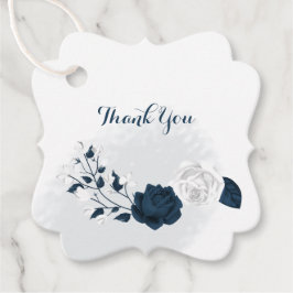 Etiquetas Para Lembrancinhas marinho e flores obrigado