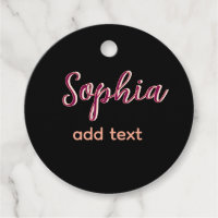 marron adicione name girl patrão texto preto elega
