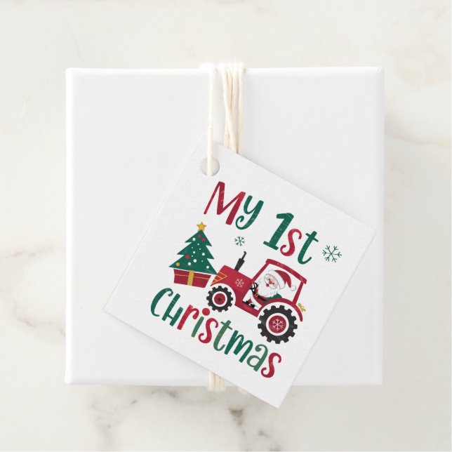 Etiquetas Para Lembrancinhas Meu Primeiro Natal (In Situ)