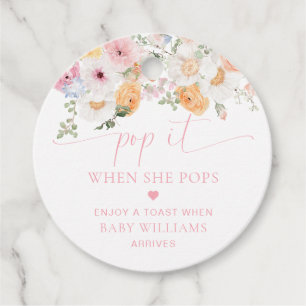 Etiquetas Para Lembrancinhas Millie Primavera Floral Chá de fraldas It