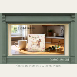 Etiquetas Para Lembrancinhas Miniature Horse Storybook Valentine's Day 