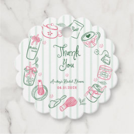 Etiquetas Para Lembrancinhas Minimal Perfect Matcha  Bridal Shower Thank You