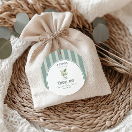 Etiquetas Para Lembrancinhas Minimalist Retro Bow Tini One Martini Baby Shower