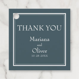 Etiquetas Para Lembrancinhas Minimalista do Boho Blue Modern