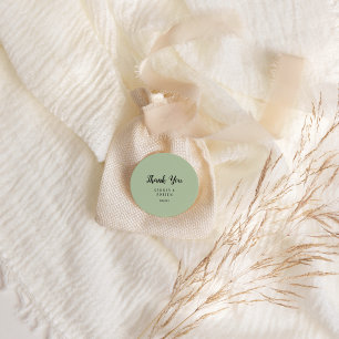 Etiquetas Para Lembrancinhas Minimalista Simples Casamento Sage Obrigado