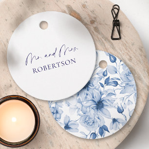 Etiquetas Para Lembrancinhas Minimalista Sr. e Sra. Tag – Fundo Branco