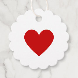 Etiquetas Para Lembrancinhas Mínimo de Coração Vermelho Adorava Círculo Escalad
