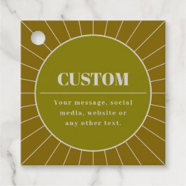 Etiquetas Para Lembrancinhas Modelo de Design único retrorreflector inspirável