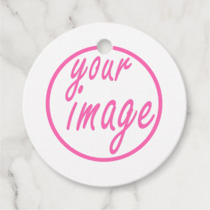 Etiquetas Para Lembrancinhas Modelo de Fotografia Personalizável Branca