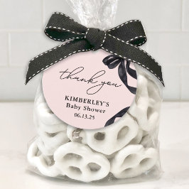 Etiquetas Para Lembrancinhas Modern Hello Baby Watercolor Chá de fraldas Arco P