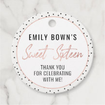 Modern Sweet Sessenta Marcas De Favor Da Festa de