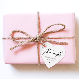 Etiquetas Para Lembrancinhas Moderno Minimalista Obrigado Casamento Favorece Et