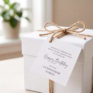 Etiquetas Para Lembrancinhas Moderno Simples Minimalista Chic Aniversário