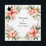 Etiquetas Para Lembrancinhas Moldura Floral em Aquarela Elegante<br><div class="desc">Uma delicada moldura floral em aquarela com rosas pastéis,  folhagens exuberantes e pequenas flores. Perfeita para convites de casamento,  designs românticos ou cartões de felicitações sazonais com um estilo elegante e atemporal.</div>