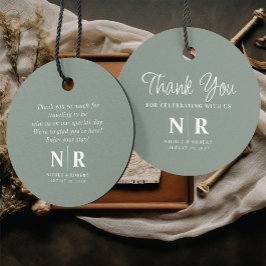 Etiquetas Para Lembrancinhas Monograma De Boas-Vindas Bag Ou Cesta