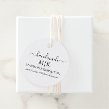 Monograma feito à mão ou Adicionar logotipo Etique