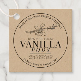 Etiquetas Para Lembrancinhas Monoproduto de extração de feijão de baunilha