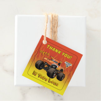 Etiquetas Para Lembrancinhas Monster Jam - El Toro Loco Aniversário