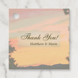Etiquetas Para Lembrancinhas Montanha Sunset Wedding Obrigado