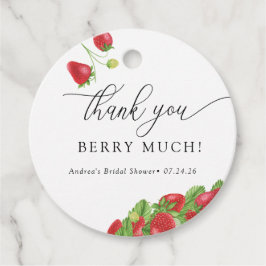 Etiquetas Para Lembrancinhas Morango | Bagas Doces | Favores