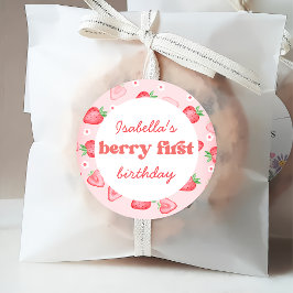 Etiquetas Para Lembrancinhas Morango Obrigado Berry Muitíssimo