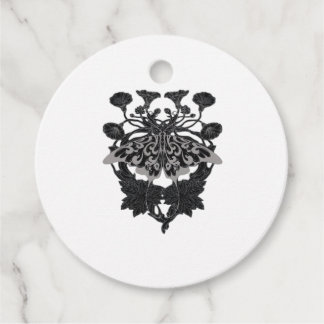 Etiquetas Para Lembrancinhas Moth Talisman - Whimsigoth Drath - Versão Branca