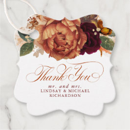 Etiquetas Para Lembrancinhas Muitas Grama Floral Terracota Casamento Agradecime