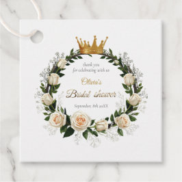 Etiquetas Para Lembrancinhas Muito obrigado Rosas Brancas e Respiração do Bebê